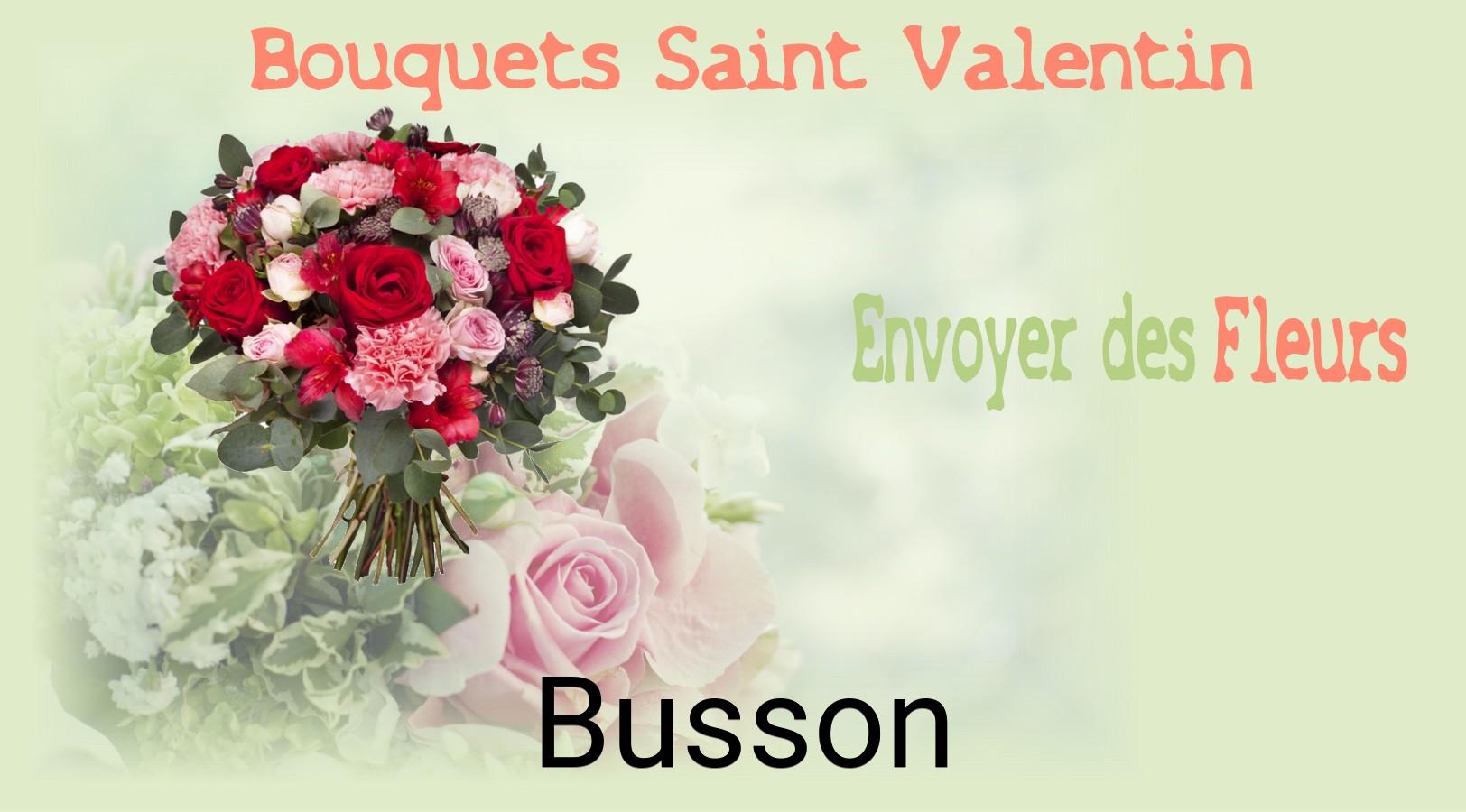 Roses de Saint-Valentin livrées à Busson